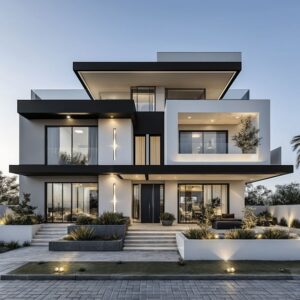🛏 4 Bedroomsd_ 665m² (7,158 sq ft)_🏡 Built Area_ 15x19m=285 m² (3,068 sq ft) _🛏 4 Bedrooms_🛁 4 Bathrooms_A perfect blend of luxury, space, and contemporary design_